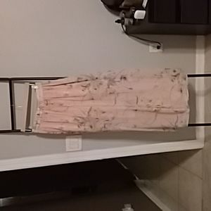 Floral wide leg pants